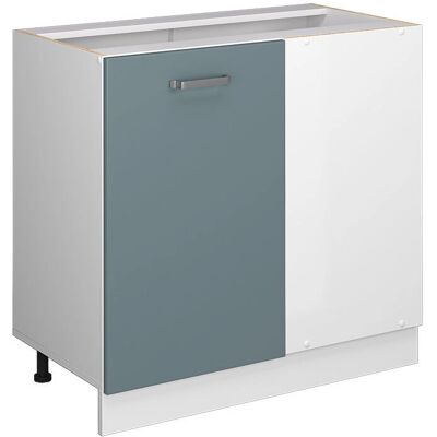 Vicco Mueble R-Line Armoire d'angle - Universelle, 86cm, Bleu-Blanc - Publicité Vicco Mueble R-Line Armoire d'angle - Universelle, 86cm, Bleu-Blanc - Publicité