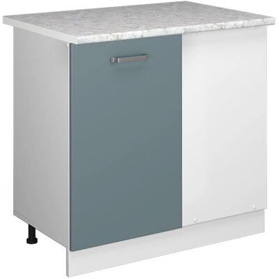 Vicco Modelo 86 cm Gabinete de esquina - R-Line, Azul-Gris y Blanco Vicco Modelo 86 cm Gabinete de esquina - R-Line, Azul-Gris y Blanco