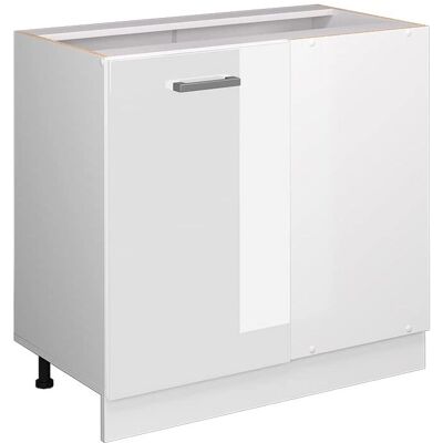 Gabinete de esquina Vicco R-Line - Blanco alto brillo - 86cm Gabinete de esquina Vicco R-Line - Blanco alto brillo - 86cm