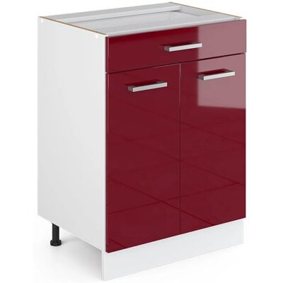 Gabinete universal Vicco R-Line - Rojo Burdeos - 60cm Gabinete universal Vicco R-Line - Rojo Burdeos - 60cm