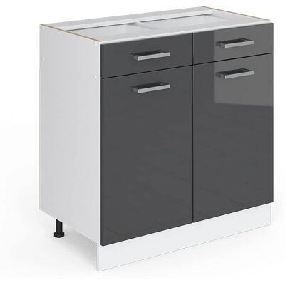 Vicco Universalschrank R-Line - Anthrazit - 80cm - Stauraum Vicco Universalschrank R-Line - Anthrazit - 80cm - Stauraum