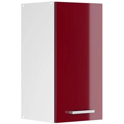 Armario de Pared Vicco Modelo R-Line - Burdeos Rojo/Blanco, 30cm Armario de Pared Vicco Modelo R-Line - Burdeos Rojo/Blanco, 30cm