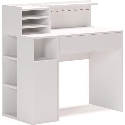 Vicco Bureau - 100 x 50 cm Blanc - Bureau de Travail - Publicité Vicco Bureau - 100 x 50 cm Blanc - Bureau de Travail - Publicité