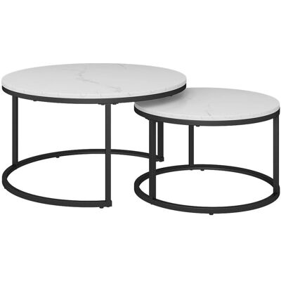 Ensemble de Tables Basses Vicco Montreal - Gain de Place, Polyvalent, Moderne - Publicité Ensemble de Tables Basses Vicco Montreal - Gain de Place, Polyvalent, Moderne - Publicité