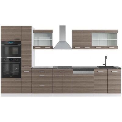 Gabinete de Cocina Vicco - 350cm, Modular, Patas Ajustables - Muebles de Cocina Gabinete de Cocina Vicco - 350cm, Modular, Patas Ajustables - Muebles de Cocina