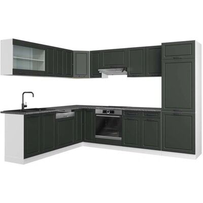 Vicco Cocina Esquinera - Antracita, 227x287 cm - Cocina en Forma de L Vicco Cocina Esquinera - Antracita, 227x287 cm - Cocina en Forma de L