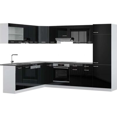 Conjunto de Cocina Esquinera R-Line Vicco - 227x287cm, Antracita Conjunto de Cocina Esquinera R-Line Vicco - 227x287cm, Antracita