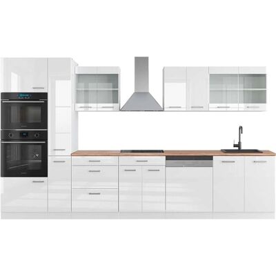 Gabinete de Cocina Vicco R-Line - Altura Ajustable, 350cm, Blanco Brillante Gabinete de Cocina Vicco R-Line - Altura Ajustable, 350cm, Blanco Brillante