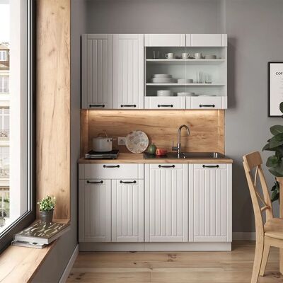 Vicco - Fame-Line - 140 cm - Antracita - Cocina Vicco - Fame-Line - 140 cm - Antracita - Cocina