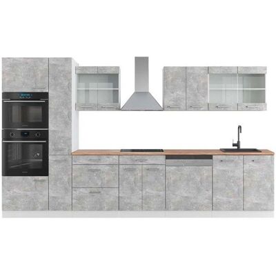 Vicco Cocina R-Line Blanco/Hormigón - Armario de Cocina Vicco Cocina R-Line Blanco/Hormigón - Armario de Cocina