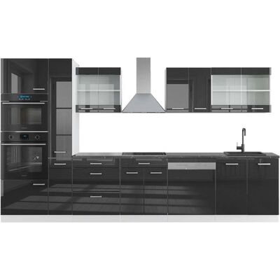Vicco Armario de cocina modular - Antracita - 350cm - R-Line Vicco Armario de cocina modular - Antracita - 350cm - R-Line