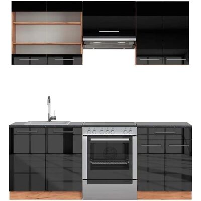 Gabinete de Cocina Vicco Fame-Line - Antracita, 200cm Gabinete de Cocina Vicco Fame-Line - Antracita, 200cm