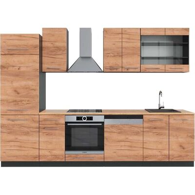 Vicco - Mueble de cocina Fame-Line - Roble - 300cm - Muebles de Cocina Vicco - Mueble de cocina Fame-Line - Roble - 300cm - Muebles de Cocina