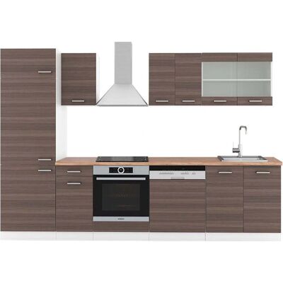 Gabinete de cocina Vicco R-Line - Ajustable, 300cm, Gris/Blanco, Roble Gabinete de cocina Vicco R-Line - Ajustable, 300cm, Gris/Blanco, Roble