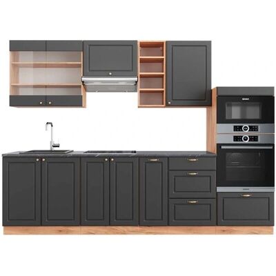 Vicco - Küchenunterschrank Fame-Line Antrazita - 280cm Vicco - Küchenunterschrank Fame-Line Antrazita - 280cm
