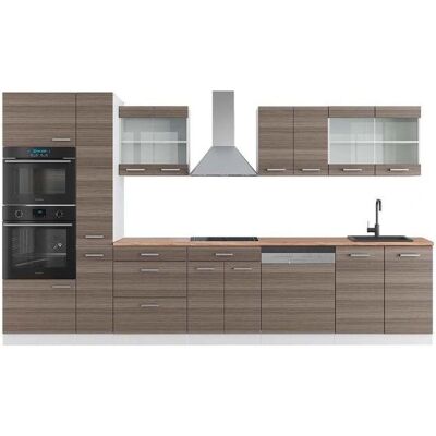 Vicco - Armario de cocina modular - Gris/Blanco - 350 cm - R-Line Vicco - Armario de cocina modular - Gris/Blanco - 350 cm - R-Line