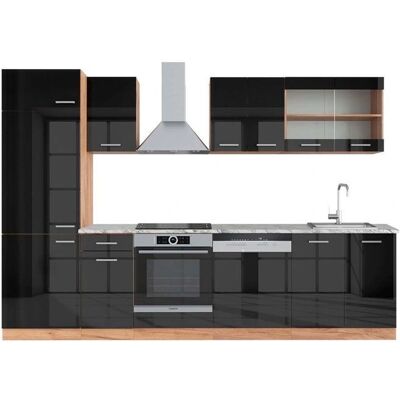 Muebles de cocina Vicco R-Line - 300 cm, Antracita, Mármol - Cocina Muebles Muebles de cocina Vicco R-Line - 300 cm, Antracita, Mármol - Cocina Muebles