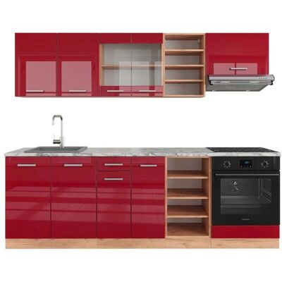 Vicco - Gabinete de Cocina R-Line - Burdeos, 240cm, Mármol Vicco - Gabinete de Cocina R-Line - Burdeos, 240cm, Mármol