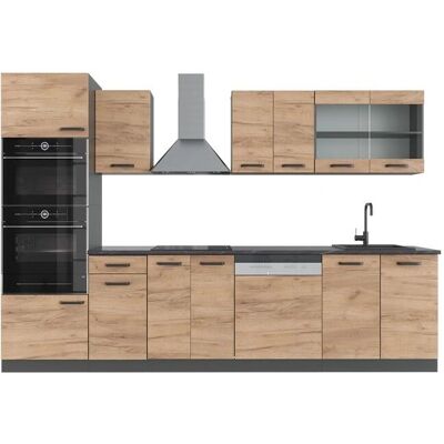 Vicco Meuble de Cuisine R-Line - Antracite - 300cm - Publicité Vicco Meuble de Cuisine R-Line - Antracite - 300cm - Publicité