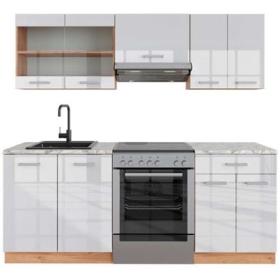 Módulo de Cocina Vicco R-Line - 200cm - Acabado Melamina Módulo de Cocina Vicco R-Line - 200cm - Acabado Melamina