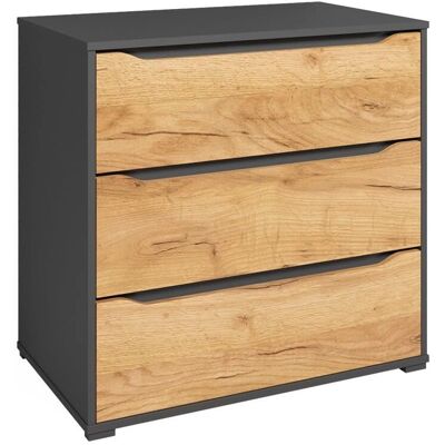 Aparador Vicco Ruben - Roble dorado - 80x77.6 cm Aparador Vicco Ruben - Roble dorado - 80x77.6 cm