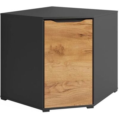 Vicco Ruben Anthracite / Chêne Doré Buffet - Sideboard - Publicité Vicco Ruben Anthracite / Chêne Doré Buffet - Sideboard - Publicité
