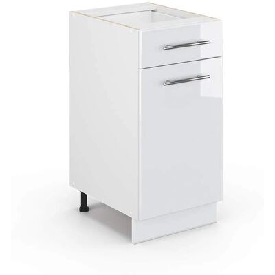 Armario de baño Vicco Fame-Line - Blanco Alto Brillo - 40cm Armario de baño Vicco Fame-Line - Blanco Alto Brillo - 40cm