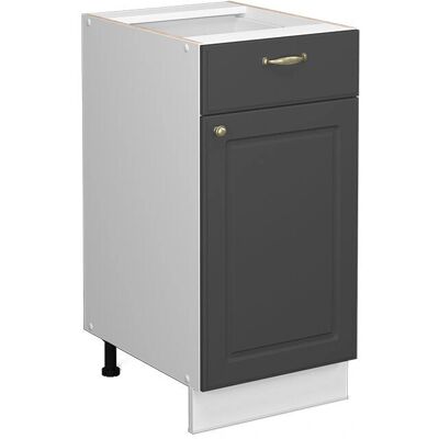 Armario de baño Vicco Fame-Line - Antracita-oro, 40x81.6 cm Armario de baño Vicco Fame-Line - Antracita-oro, 40x81.6 cm