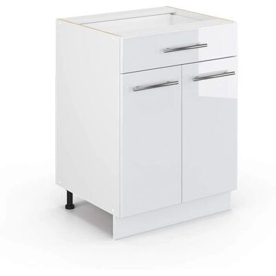 Armario de baño Vicco Fame-Line Blanco alto brillo - 60x81.6 cm Armario de baño Vicco Fame-Line Blanco alto brillo - 60x81.6 cm