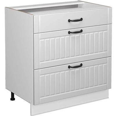 Vicco - Armario de baño Fame-Line - Blanco casa de campo, 80x81.6 cm Vicco - Armario de baño Fame-Line - Blanco casa de campo, 80x81.6 cm