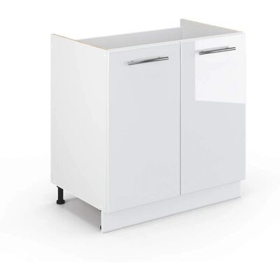 Mueble de baño Vicco Fame-Line - Blanco alto brillo - 80 x 81.6 cm Mueble de baño Vicco Fame-Line - Blanco alto brillo - 80 x 81.6 cm
