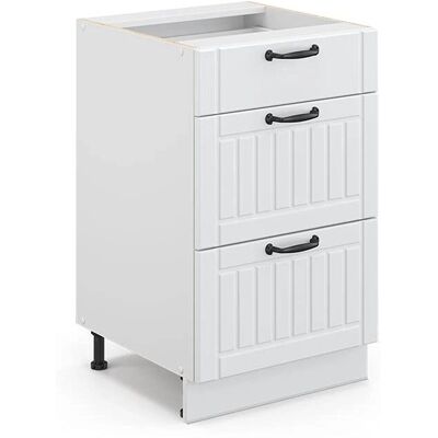 Armario de baño Vicco Fame-Line - Blanco casa de campo - 50x81,6 cm Armario de baño Vicco Fame-Line - Blanco casa de campo - 50x81,6 cm