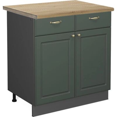 Vicco - Armoire de cuisine modulaire - 80cm - Vert doré - Fame-Line - Publicité Vicco - Armoire de cuisine modulaire - 80cm - Vert doré - Fame-Line - Publicité