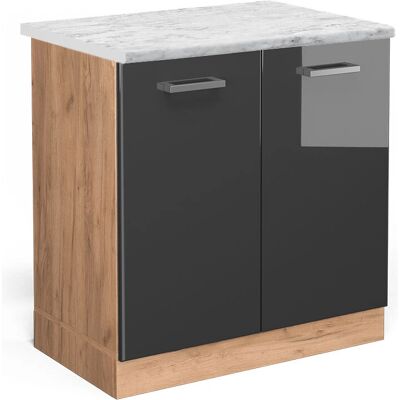 Vicco - Armario base de cocina ajustable - Mármol Vicco - Armario base de cocina ajustable - Mármol