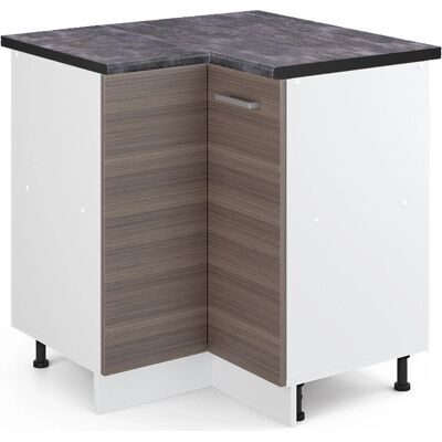 Armario de esquina R-Line Vicco - Gris - 75,6cm - Mueble de cocina Armario de esquina R-Line Vicco - Gris - 75,6cm - Mueble de cocina