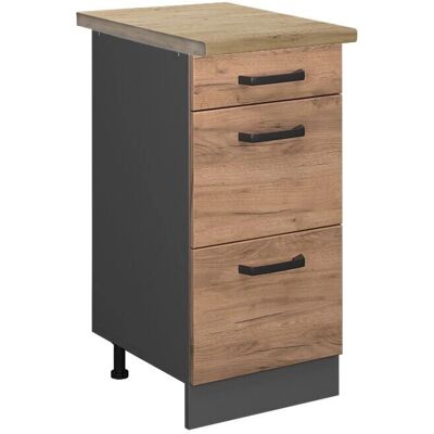 Vicco Modelo ET Roble Armario de Cocina Ajustable - R-Line Vicco Modelo ET Roble Armario de Cocina Ajustable - R-Line