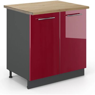 Vicco Armario bajo para fregadero - Roble - 80cm - Mueble de cocina Vicco Armario bajo para fregadero - Roble - 80cm - Mueble de cocina