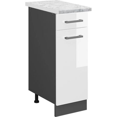 Gabinete de Cocina Vicco R-Line - Ajustable, 30cm, Blanco Brillante Gabinete de Cocina Vicco R-Line - Ajustable, 30cm, Blanco Brillante