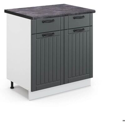 Vicco Fame-Line Gabinete Bajo de Cocina Antracita - Muebles de Cocina Vicco Fame-Line Gabinete Bajo de Cocina Antracita - Muebles de Cocina