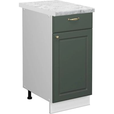 Gabinete base de cocina Vicco Fame-Line - Verde dorado, 40cm, Mármol Gabinete base de cocina Vicco Fame-Line - Verde dorado, 40cm, Mármol