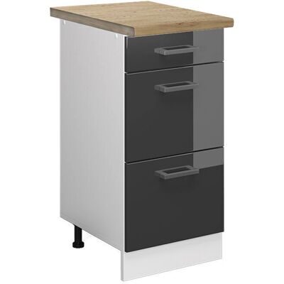 Vicco Modelo ET Roble Armario de cocina ajustable - R-Line Vicco Modelo ET Roble Armario de cocina ajustable - R-Line