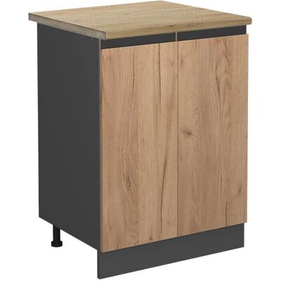 Vicco Armario bajo de cocina R-Line, Roble dorado - 60 cm Vicco Armario bajo de cocina R-Line, Roble dorado - 60 cm
