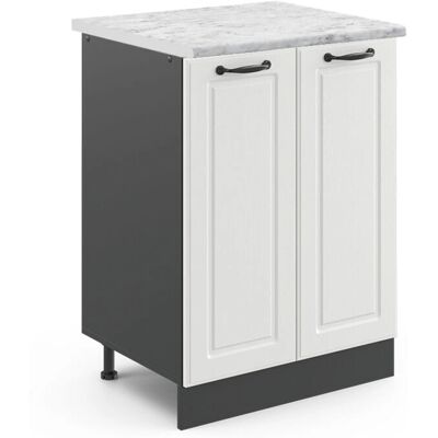 Gabinete bajo de cocina Vicco R-Line - Blanco y antracita - 60cm Gabinete bajo de cocina Vicco R-Line - Blanco y antracita - 60cm