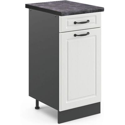 Armario base de cocina Vicco R-Line - 40cm Blanco y Antracita Armario base de cocina Vicco R-Line - 40cm Blanco y Antracita