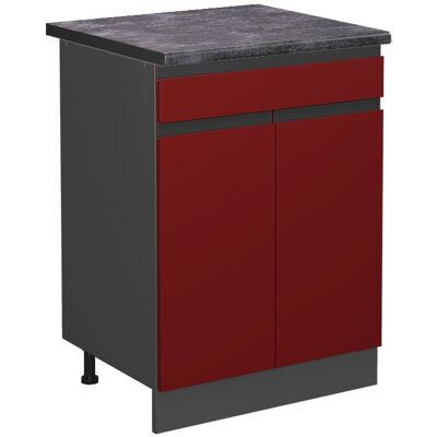 Gabinete de cocina Vicco R-Line - Ajustable, 80cm, Rojo/Antracita Gabinete de cocina Vicco R-Line - Ajustable, 80cm, Rojo/Antracita