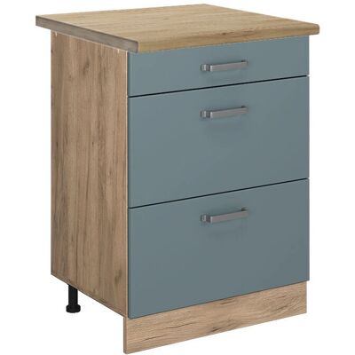 Vicco Modelo ET Roble Armario de Cocina Ajustable - R-Line Vicco Modelo ET Roble Armario de Cocina Ajustable - R-Line