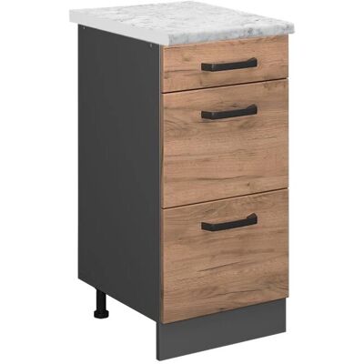 Vicco - Mueble de cocina compacto R-Line - Roble dorado Vicco - Mueble de cocina compacto R-Line - Roble dorado