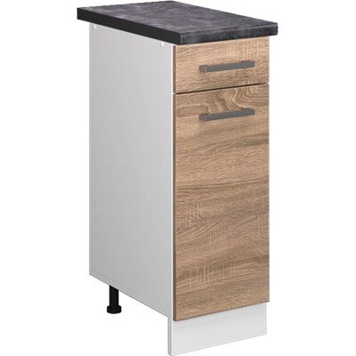 Gabinete de Cocina Vicco R-Line - Sonoma/Blanco, 30cm, Antracita Gabinete de Cocina Vicco R-Line - Sonoma/Blanco, 30cm, Antracita