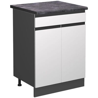 Vicco Mueble bajo de cocina R-Line - Blanco/Antracita - Armario de cocina Vicco Mueble bajo de cocina R-Line - Blanco/Antracita - Armario de cocina