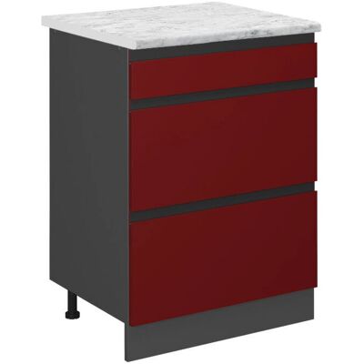 Vicco - Armario bajo de cocina PT 60 cm - R-Line - Mueble de cocina Vicco - Armario bajo de cocina PT 60 cm - R-Line - Mueble de cocina